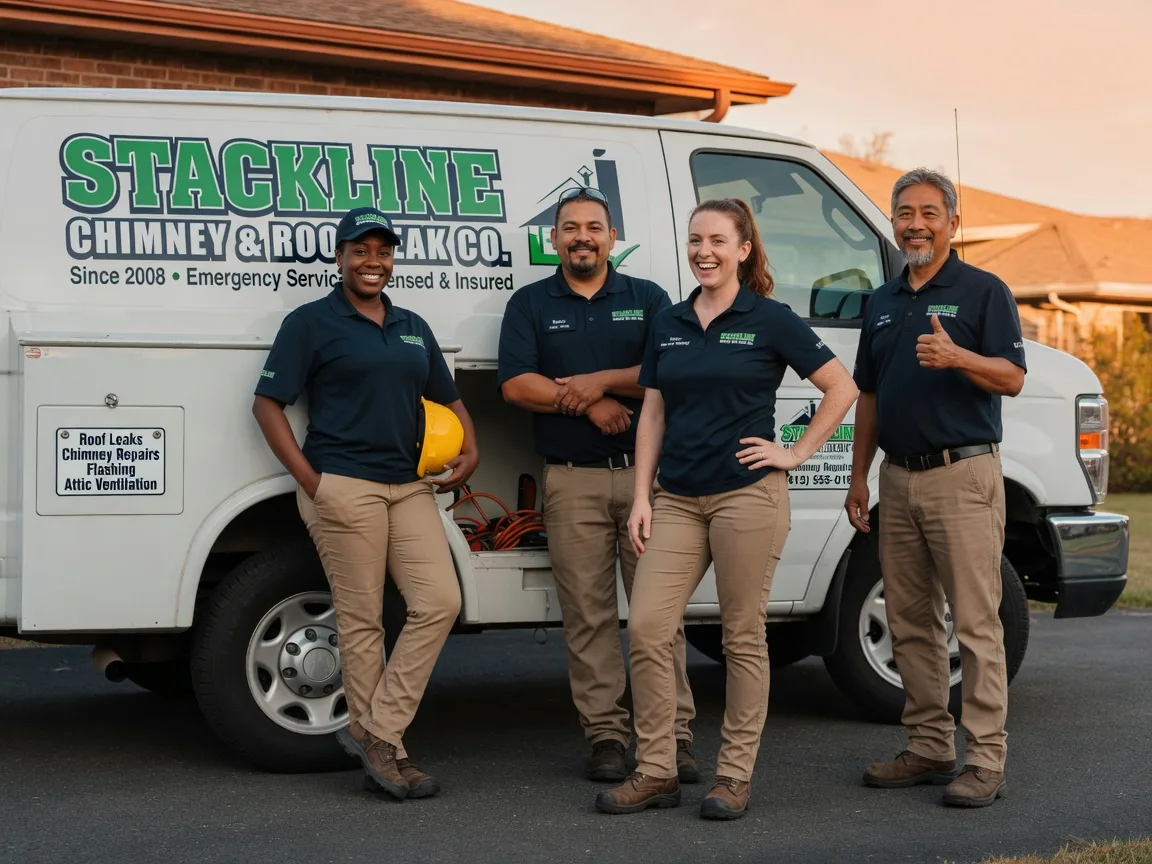 Chimney flashing repair company in Drumright, OK